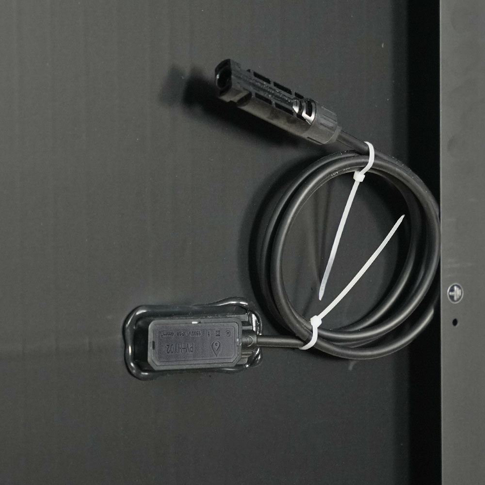 M166H672 425-460W Vetro singolo Tutto nero