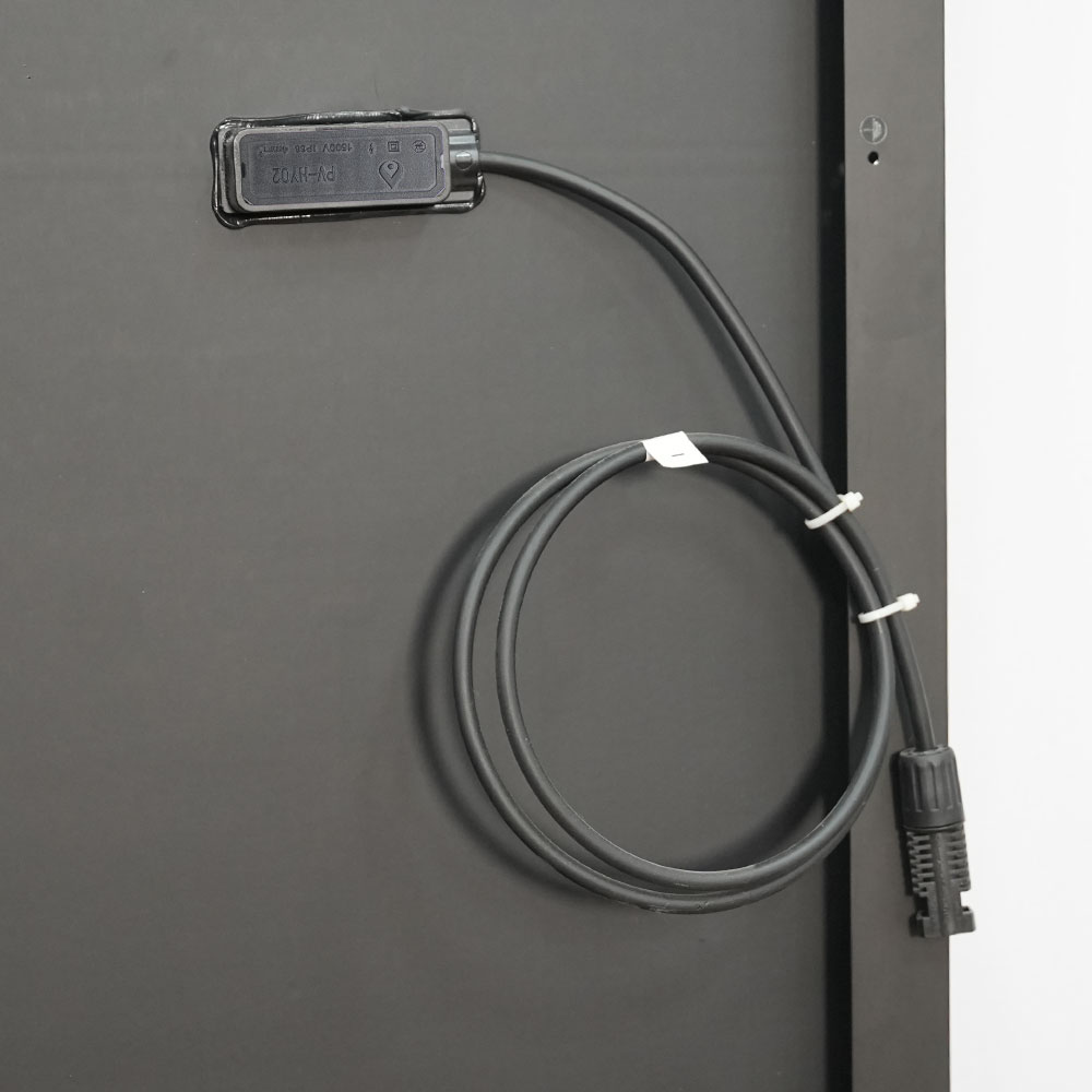 M166H660 350-385W Vetro singolo Tutto nero